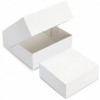 25 boites pâtissières carton blanche 32 x 8 cm