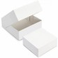 25 boites pâtissières carton blanche 32 x 8 cm