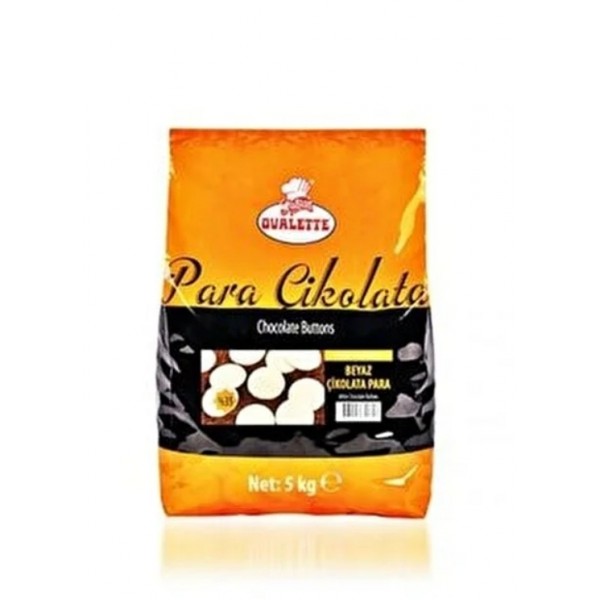 Fondant au Chocolat de Couverture Blanche Ovalette / Chocolat Coin 5 kg