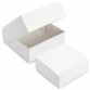 Boites pâtissières decor carrées en carton 16x5 cm