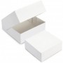 Boites pâtissières blanches carrés en carton 29x5 cm