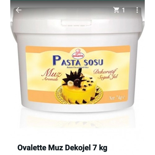 sauce à gâteau banane 