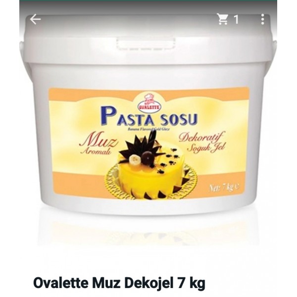 sauce à gâteau banane 