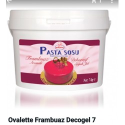 sauce à gâteau framboise 